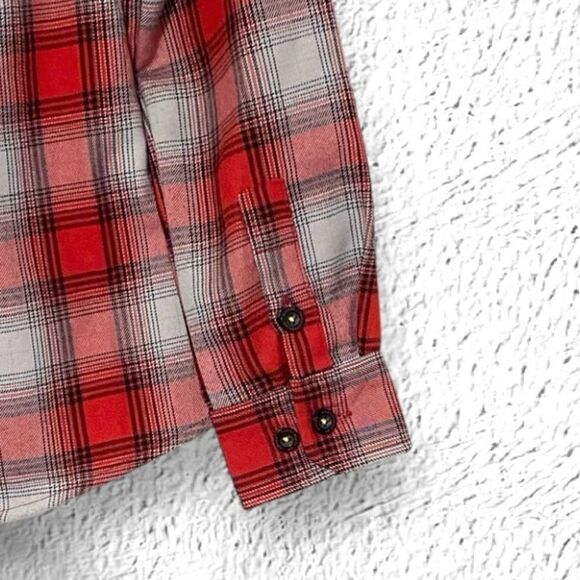 DIXXON Shirt Flannel NEW Clay Smith Pearl Snap Coastal Cowgirl Women’s Size S - Picture 7 of 9